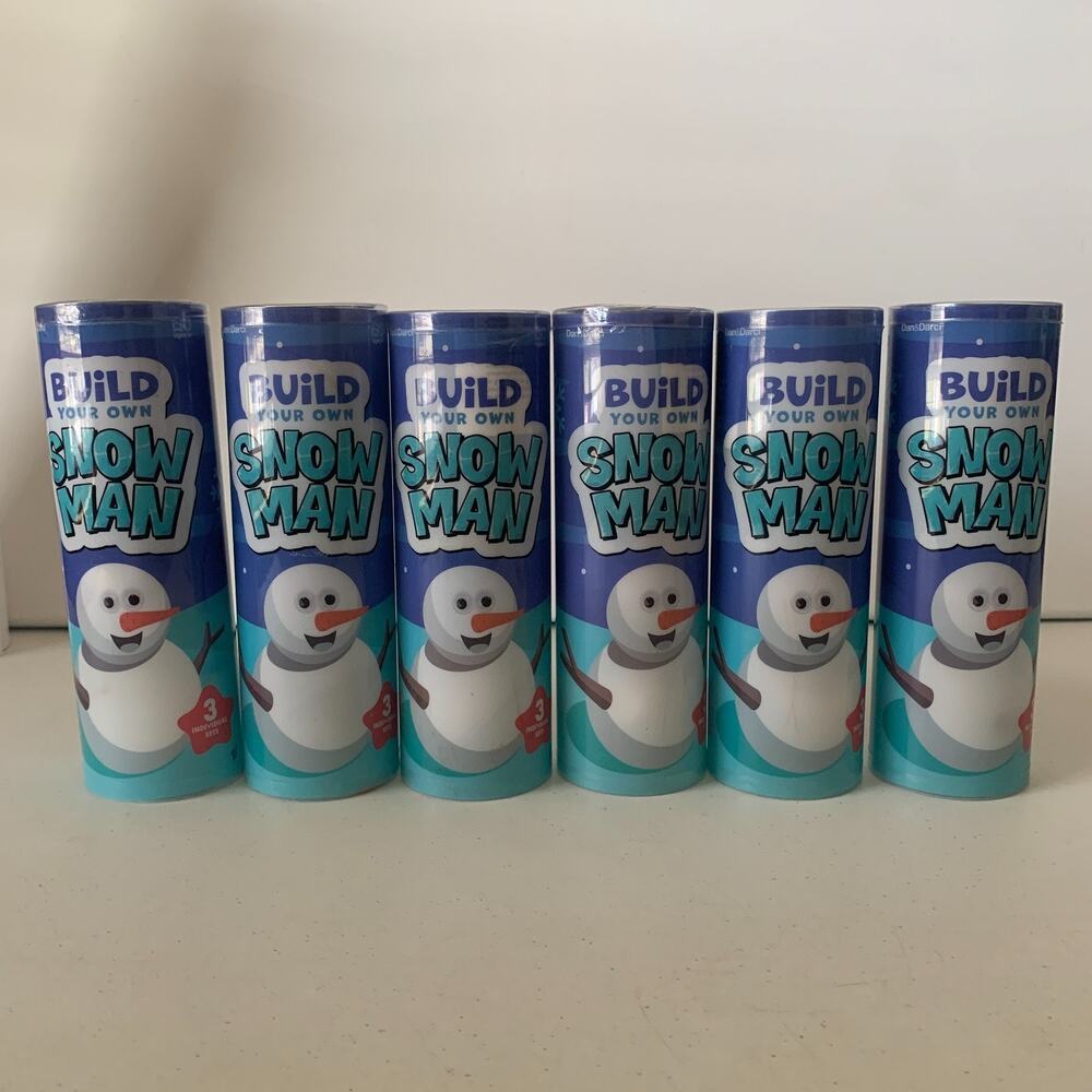 Snowman Making Kits Build Your Own Snowmen Lot Of 6 Brand New Sealed 3 Per Kit